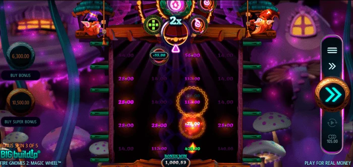 Fire Gnomes 2 Magic Wheel - ตาราง Free Spins พร้อมบทบาทที่ใช้งานอยู่
