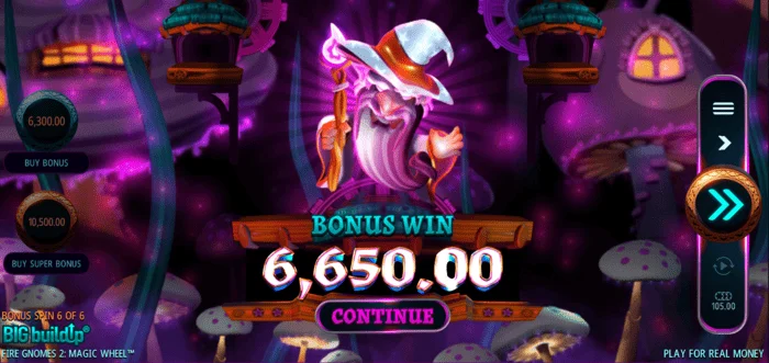 Fire Gnomes 2 Magic Wheel - ชนะโบนัส