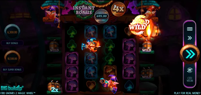 Fire Gnomes 2 Magic Wheel - ตารางสัญลักษณ์